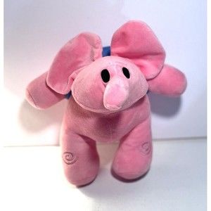 YGREAT Pocoyo Toys - Elly Elephant Pocoyo Soft Plush Stuffed Figure Toy Doll 10”